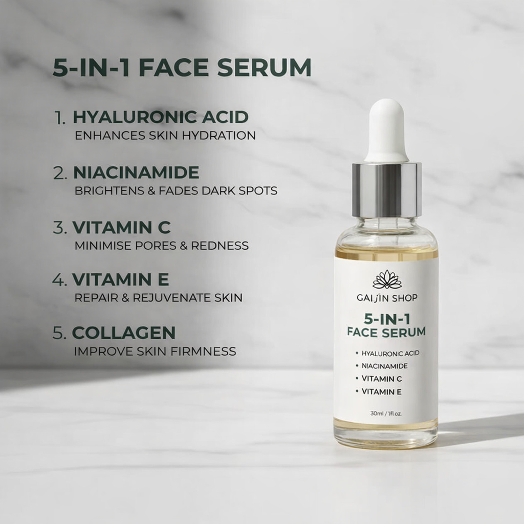 skin firming 5 in 1 hyaluronic acid face serum
